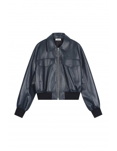 Leather Blouson Jacket prix