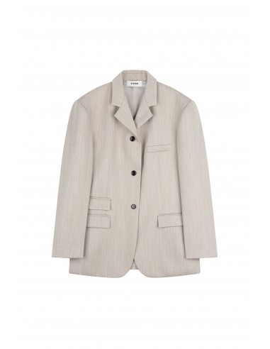 Three-Buttoned Wool Blazer s'inspire de l'anatomie humaine