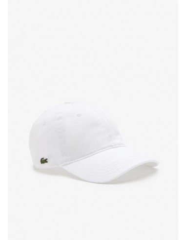 Casquette Lacoste blanche basket pas cher