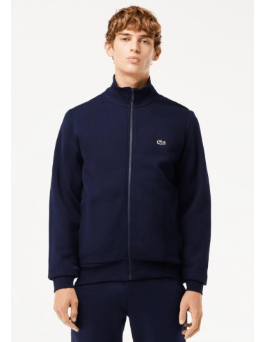 Sweat zippé Lacoste marine les muscles