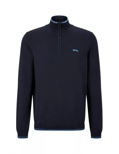 Pull demi zip BOSS marine le concept de la Pate a emporter 