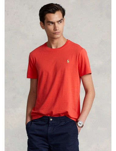 T-Shirt Ralph Lauren ajusté orange en jersey Les magasins à Paris