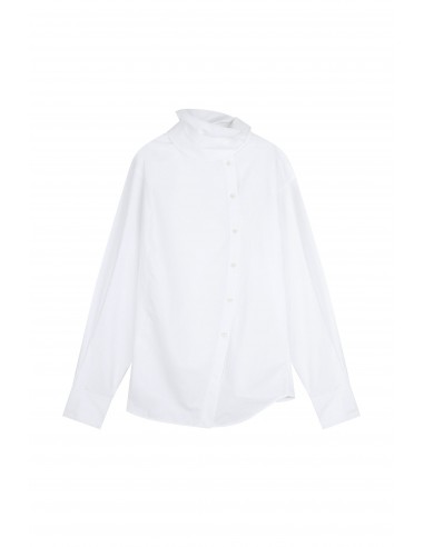 Asymmetric Collar Shirt JUSQU'A -70%! 