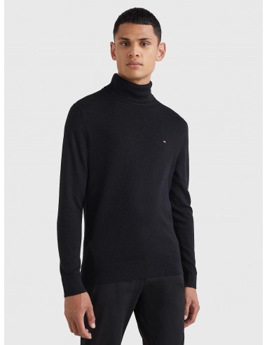 Pull col roulé Tommy Hilfiger noir en cachemire Comment ça marche