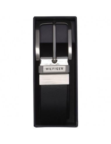 Ceinture Tommy Hilfiger noire en cuir Livraison rapide