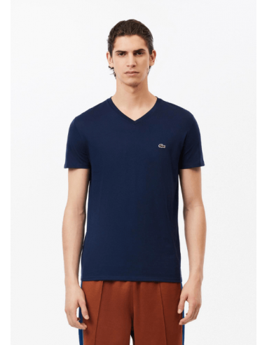 T-shirt Lacoste marine du meilleur 