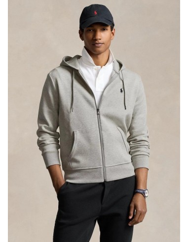 Sweat zippé Ralph Lauren gris Livraison rapide