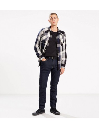 Jean slim 512™ Levi's® bleu foncé en coton bio s'inspire de l'anatomie humaine