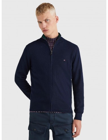 Gilet zippé col montant Tommy Hilfiger marine Le MVP de beaucoup