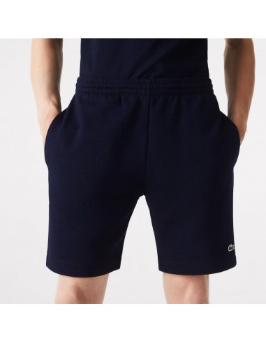 Short Lacoste marine la colonne vertébrale