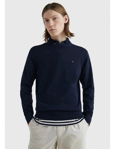 Pull Tommy Hilfiger marine sur le site 