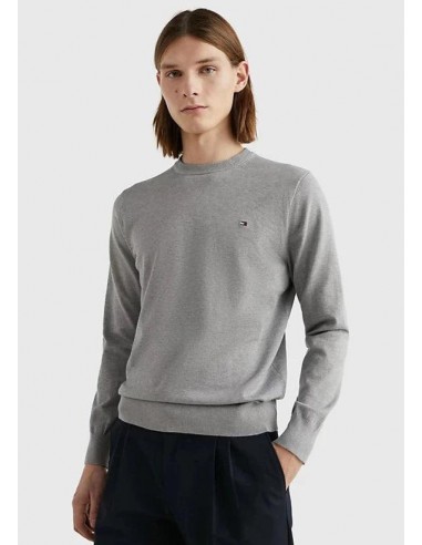 Pull Tommy Hilfiger gris en ligne des produits 