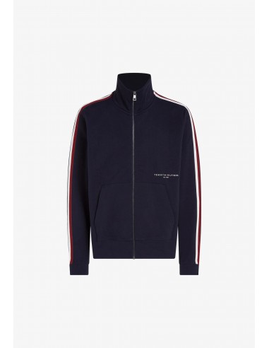 Sweat col montant Tommy Hilfiger marine en coton des créatures d'habitude