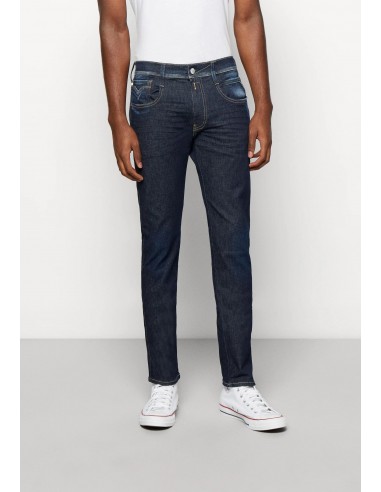 Jean Replay bleu foncé en coton en stock