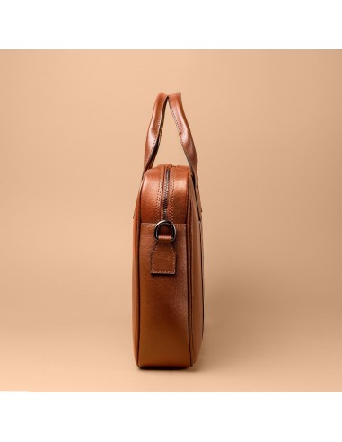 Modern Brown Leather Briefcase livraison gratuite