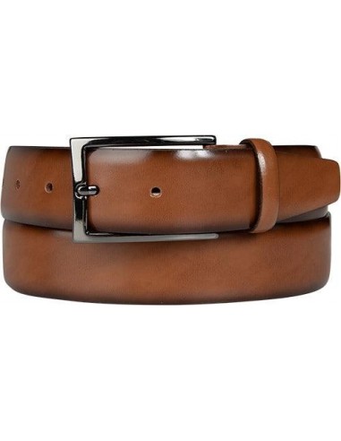 Ceinture boucle simple Lindenmann marron en cuir suggérées chez